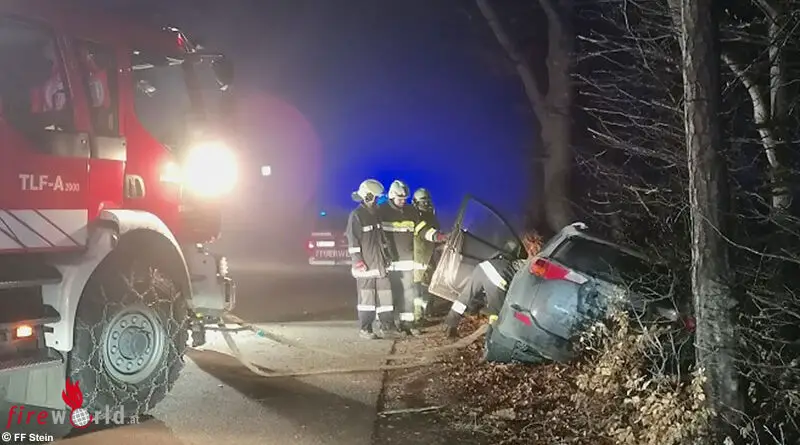 Stmk Pkw Kollision Mit Baum Bei Bad Loipersdorf Fireworld At