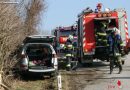 Oö: Zwei Feuerwehren zu Verkehrsunfall in Allhaming alarmiert