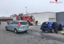 Oö: Feuerwehreinsatz nach Parkunfall am Einkaufszentrumsparkplatz in Andorf