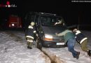 Oö: Lenker setzte Fahrt mit zuvor überschlagenen Kastenwagen fort