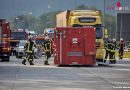 Bayern: Gefahrguttrupp der Ainringer Polizeischule stoppt tropfenden Lastwagen mit ätzender Flüssigkeit