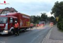 Deutschland: Geplatzter Hydraulikschlauch beschäftigt die Feuerwehr in Bomlitz über mehrere Stunden