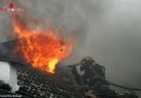 D: Vier Verletzte Personen bei einem Dachstuhlbrand