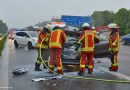 Deutschland: Eingeklemmte Person bei Unfall auf BAB5 Richtung Frankfurt bei Bruchsal