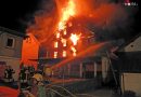 Schweiz: Wohnhaus in Brunnen lichterloh in Flammen