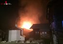 Schweiz: Wohnhausbrand greift bei starkem Wind auf zweites Haus über