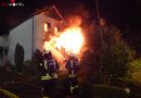 Deutschland: Ausgedehnter Wohnhausbrand in Detmold – Gebäude in Vollbrand