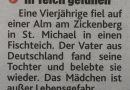 Deutschland / Österreich: Feuerwehrmann rettet Tochter das Leben → und dankt nun den Helfern