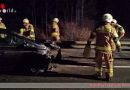 Oö: Aufräumarbeiten nach Unfall auf B 145 bei Langwies