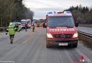 Oö: Autobahnsperre nach Lkw-Unfall mit Treibstoffaustritt auf A7 bei Schweinbach