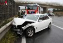 Oö: Leichtverletzte Person bei Pkw-Lkw-Unfall auf der A1 bei Enns