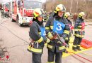 Oö: Feuerwehr Fischlham mit 20 Kräften zum THL angetreten