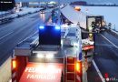 Stmk: Vollsperrung der S36 und langer Feuerwehreinsatz nach Lkw-Unfall