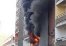 Deutschland: Feuer am Balkon wird zu heftigem Zimmerbrand in Frankfurt am Main