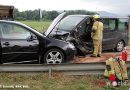 Bayern: Fünf Leichtverletzte: Verkehrsunfall mit Lkw, Kleintransporter und Pkw auf der Wasserburger Straße in Freilassing