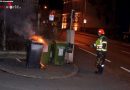 Stmk: Brennender Müllcontainer beim Kindergarten in Fürstenfeld