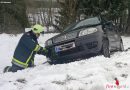 Oö: Routinierte Autobergung in Garsten