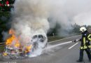 Deutschland: Autovollbrand auf der BAB 1 bei Gevelsberg