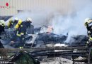 Nö: B3-Feuer in Fistritz → Großbrand durch neun Feuerwehren verhindert