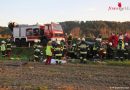 Stmk: Todesopfer bei schwerem Unfall mit drei Fahrzeugen und Motorrad bei Großwilfersdorf