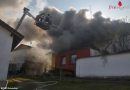 Oö: Elf Feuerwehren bei Wohnhausbrand in Eggerding im Einsatz