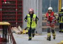 Oö: Schwerer Unfall auf Großbaustelle als Übungsthema in Hagenberg