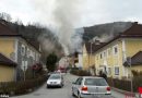 Sbg: Fassadenbrand bei Wohnhaus in Hallein (detaillierter Bericht)