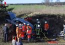 Deutschland: Schwerer Verkehrsunfall auf der A7 fordert vier zum Teil schwer Verletzte