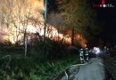 Deutschland: Großbrand in Hattingen – Mehrere 100 Strohballen im Vollbrand