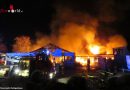 Deutschland: Großbrand in Gärtnerei in Heiligenhaus am Neujahrstag 2016