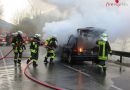 Deutschland: Pkw fing während der Fahrt Feuer