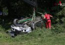 Oö: Führerschein-Neuling bei Unfall mit Pkw-Überschlag in Hofkirchen/Traunkreis schwer verletzt