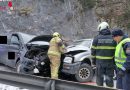 Oö: Zwei Verletzte bei Frontalzusammenstoß auf der B 145 in Bad Ischl