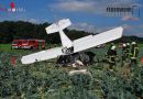 Deutschland: Zwei Insassen nach Absturz eines Ultraleichtflugzeuges in Iserlohn eingeklemmt