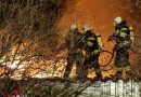 Stmk: Vollbrand einer Gartenhütte in Kammern