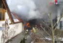 Ktn: Carport und Auto in Klagenfurt in Flammen