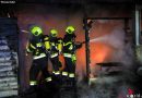 Stmk: Vollbrand Müllsammelstelle in Knittelfeld erfasst auch Pkw