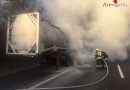 Nö: Brand eines mit Glykol beladenen Sattelschleppers auf der S5 rechtzeitig gelöscht