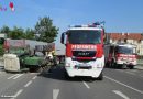 Nö: Umgestürzter Traktor in Korneuburg