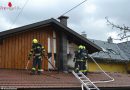 Oö: Brand in Garage erfasst auch Vollwärmeschutz