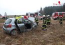 Oö: Verkehrsunfall in Krenglbach nach internem Notfall während Autofahrt