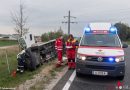 Oö: Verkehrsunfall mit drei Fahrzeugen auf der B309