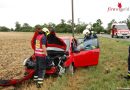 Nö: Pkw-Bergung nach Verkehrsunfall in Laxenburg