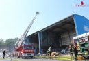 Stmk: Brand einer Lagerhalle in Leibnitz