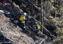 Stmk: Waldbrand im Steilgelände in Leoben: 27 Wehren im Einsatz, Feuerwehrmann verletzt