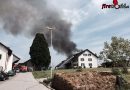 Schweiz: Scheune und Werkstatt in Leuggern in Flammen -> Großeinsatz