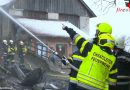 Stmk: Wohnhaus in Liezen in Vollbrand