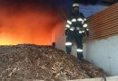 Stmk: Brand in Hackgutlager eines Betriebes in Gleisdorf