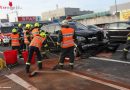 Oö: Zwei Leichtverletzte und Stau nach Auffahrunfall auf Wiener Straße in Marchtrenk