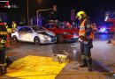 Oö: Beifahrerin nach Kreuzungsunfall in Marchtrenk aus Auto befreit